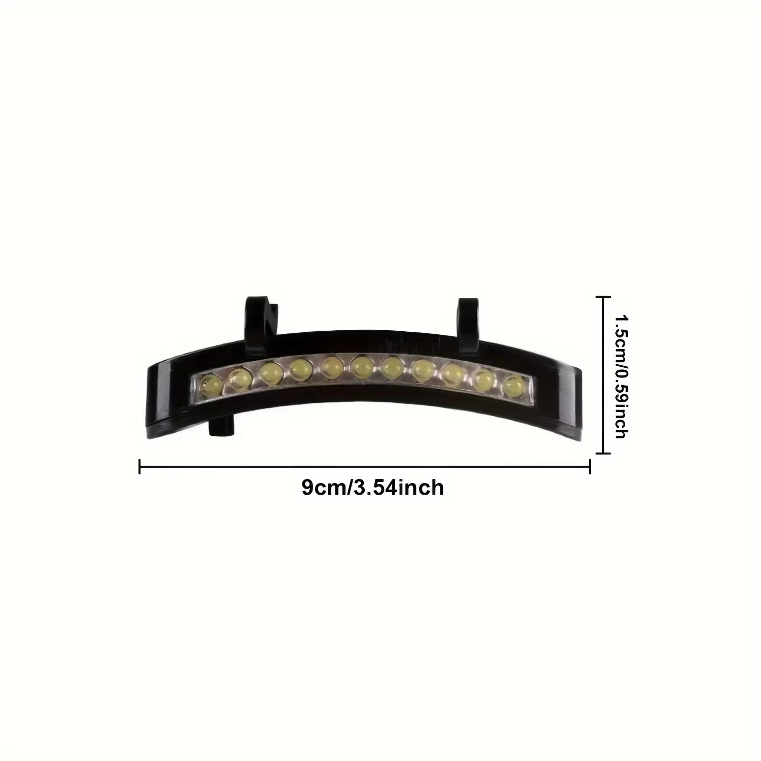 Super Bright LED Headlamp Clip on Cap Hat Torch for Outdoor Fishing Camping Hunting
